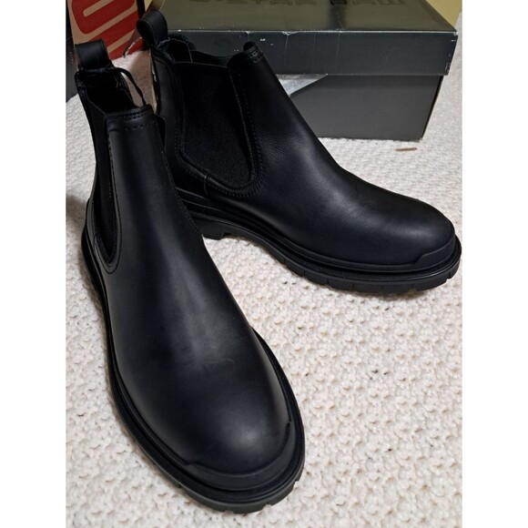 G-Star Raw Blake Chelsea Leather Boots Women's sz 10 Black Rare Style - Picture 2 of 16